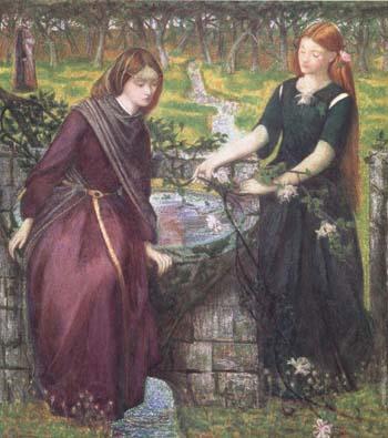 Dante Gabriel Rossetti Dante's Vision of Rachel and Leah (mk28)